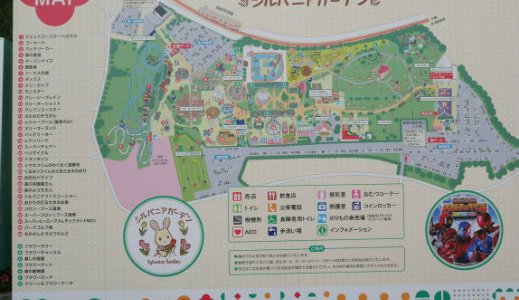 かしいかえん園内マップ