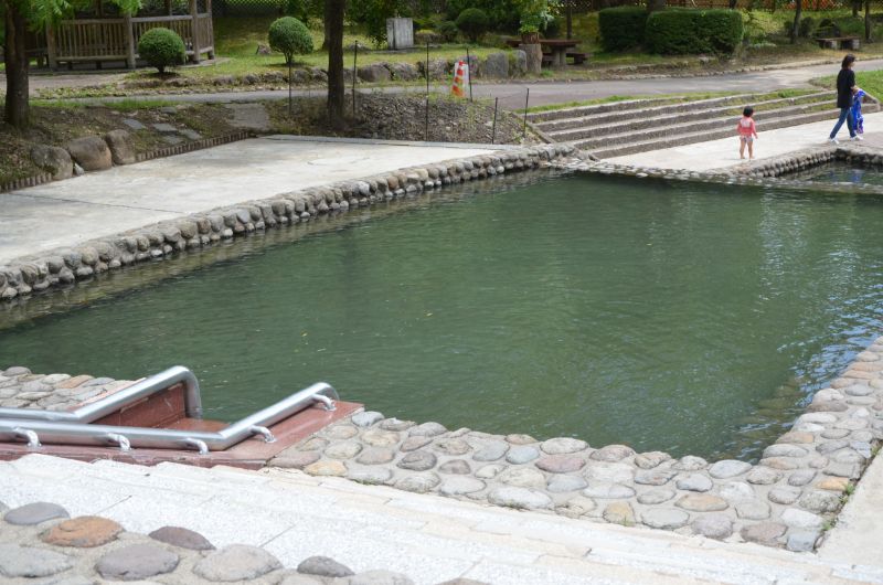 棚田親水公園の深いプール
