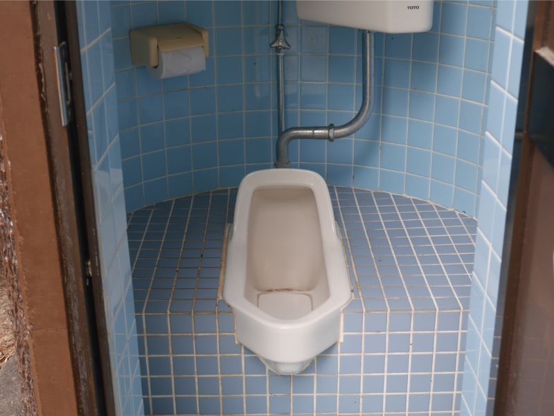 仲島水辺公園のトイレは和式のみ