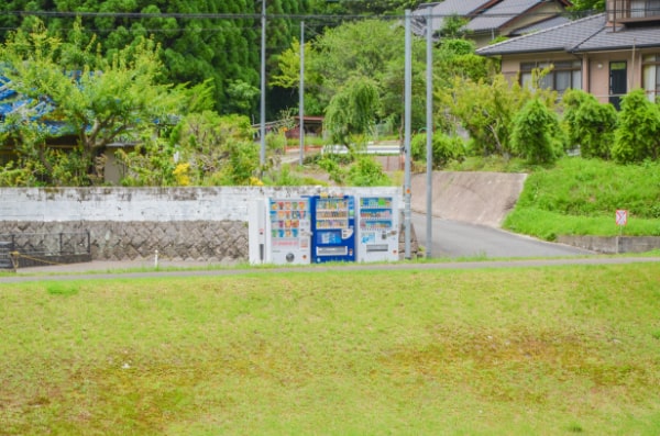 一ノ瀬親水公園の自動販売機