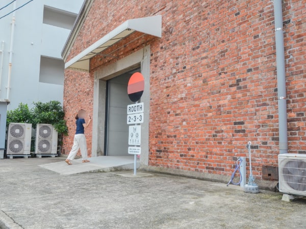 roothお店の前