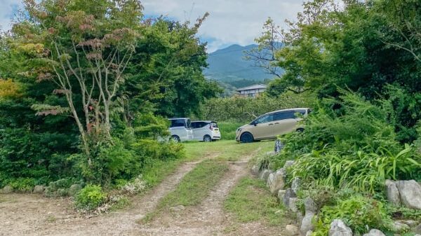 高山果樹園右側駐車場