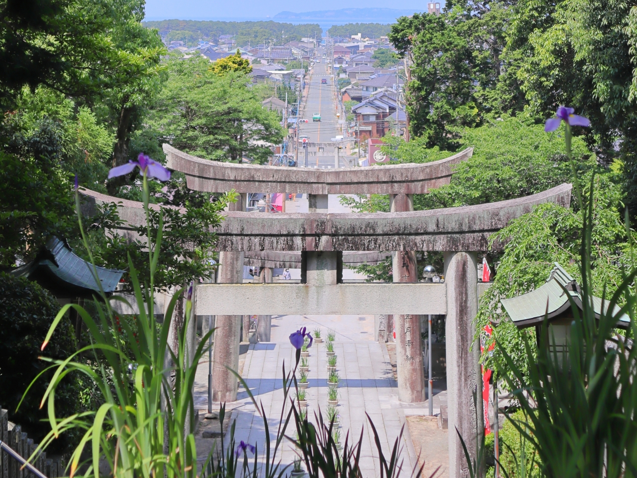 宮地嶽神社の節分豆まき