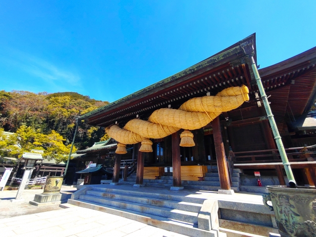 宮地嶽神社大しめ縄節分